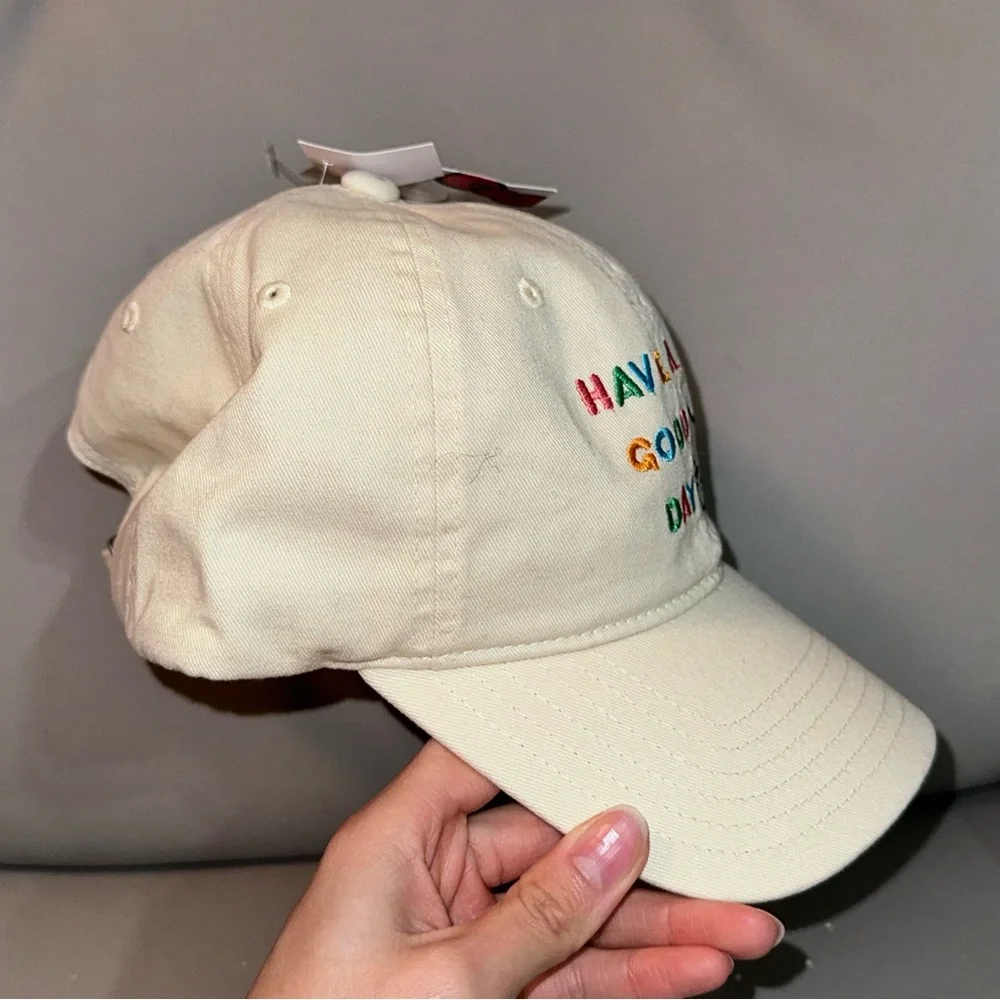 Hello Kitty HAVE A GOOD DAY Baseball Cap Sanrio Hat